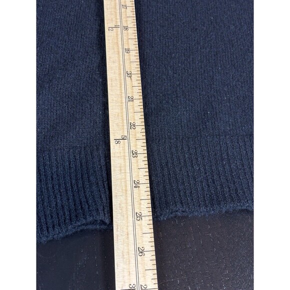 Nordstrom Turtleneck Sweater Black Medium Long Sleeve Soft Stretch Quiet Luxury - Picture 5 of 9